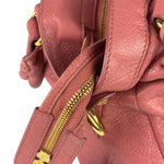 Balenciaga Pink Lambskin Velo Moto Two-Way Bag