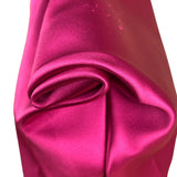 Alexander Wang Fuchsia Pink Satin Lunch Clutch