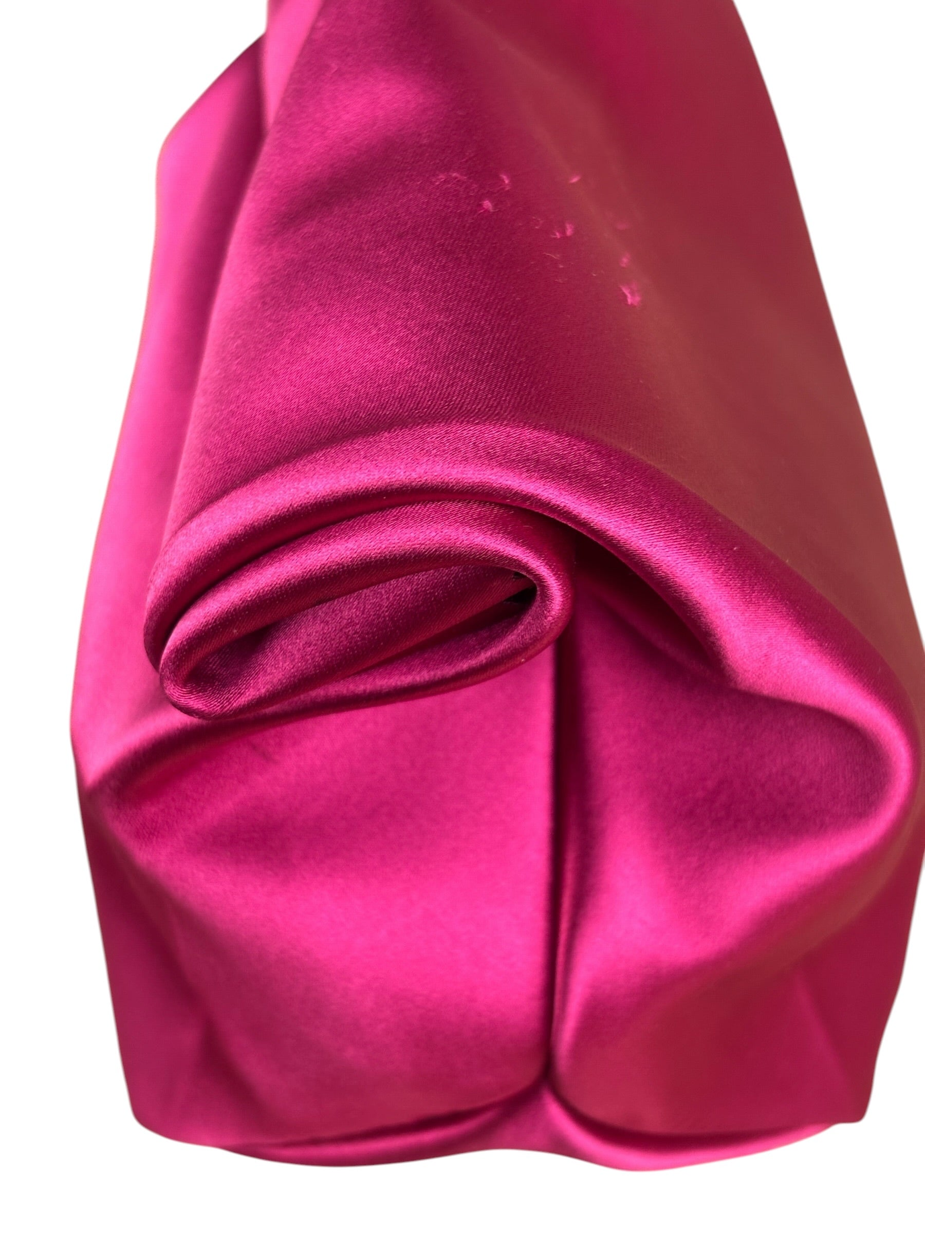 Alexander Wang Fuchsia Pink Satin Lunch Clutch