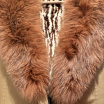 Vintage Fur Lined Trench Coat