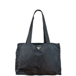 Prada Black Tessuto Nylon Tote Bag