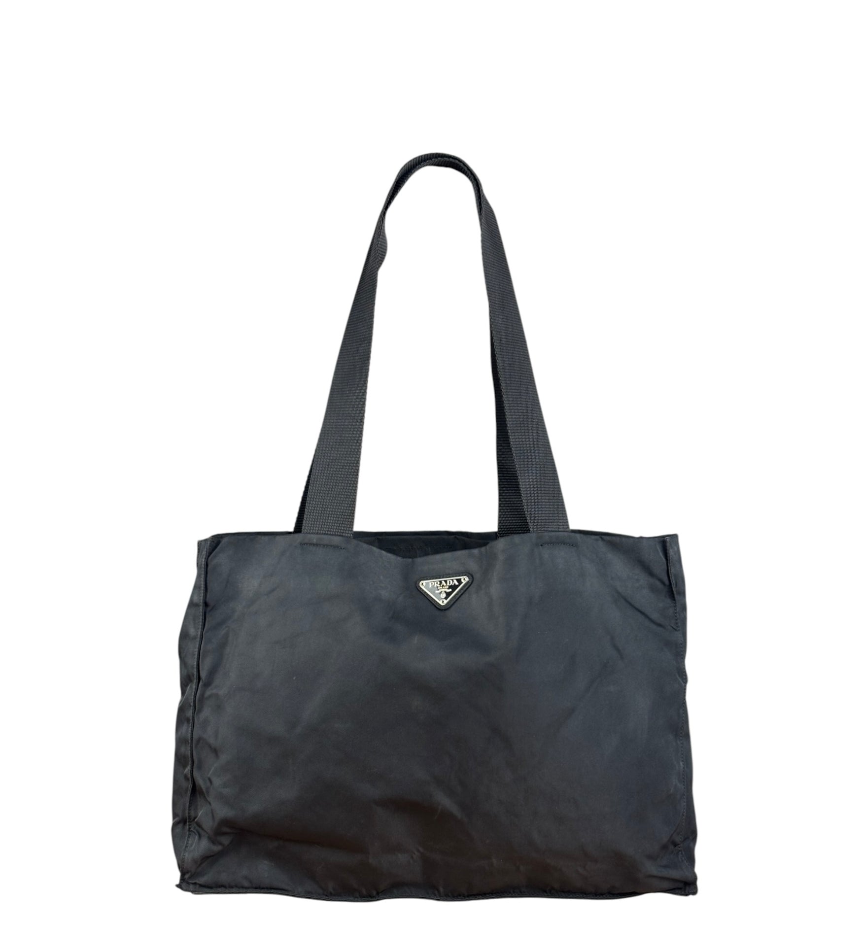 Prada Black Tessuto Nylon Tote Bag