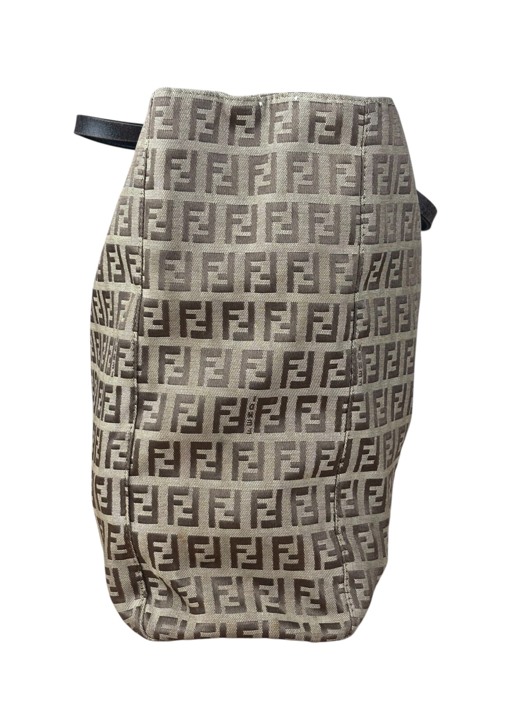 Fendi FF Vintage Canvas Tote Bag