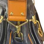 Chloe Night Blue Leather Medium Paraty Military Hand/Shoulder Bag