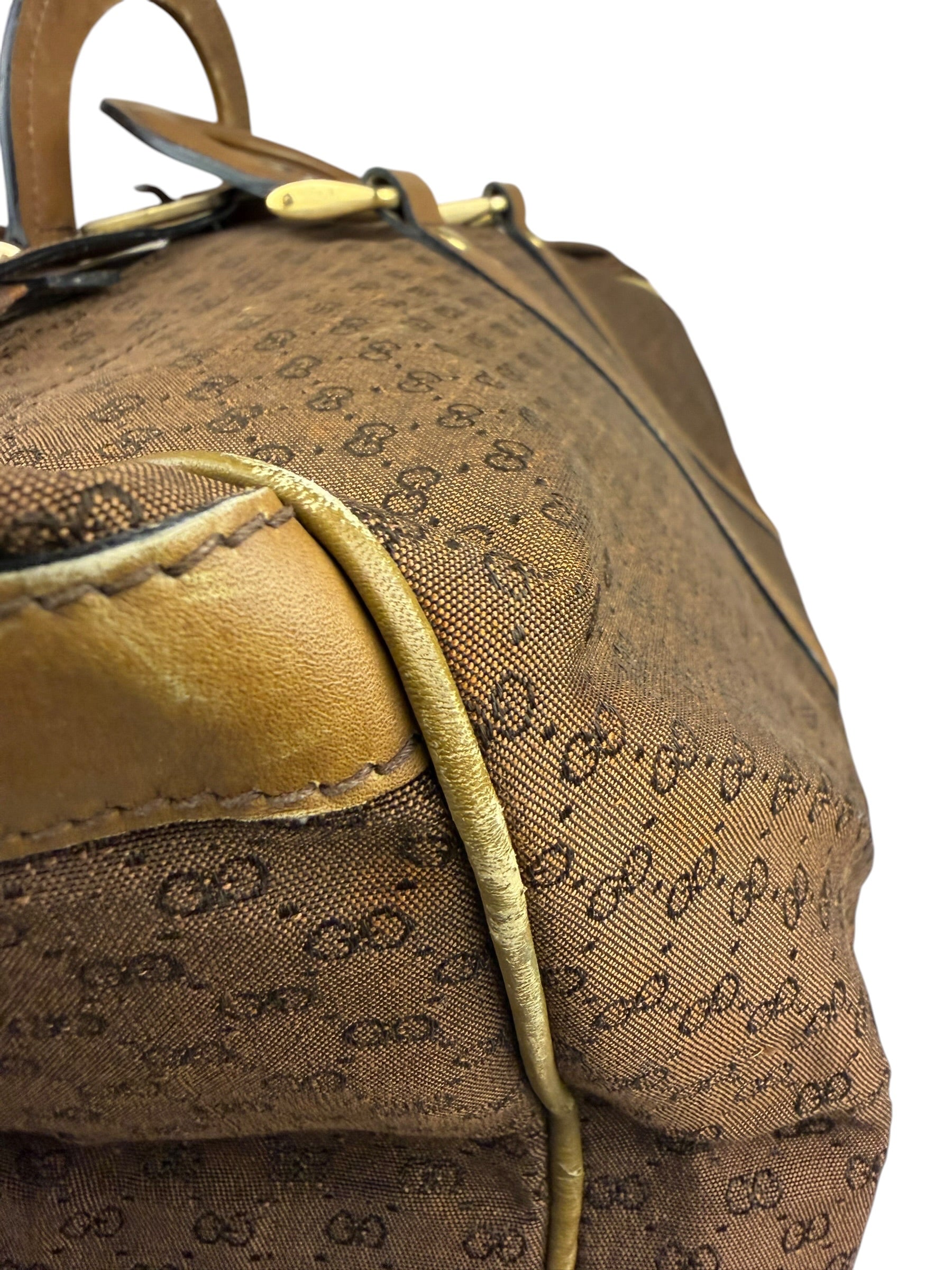 Gucci Vintage Micro GG Travel Bag