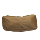 Fendi Brown Leather Trim/Wool Mamma Baguette