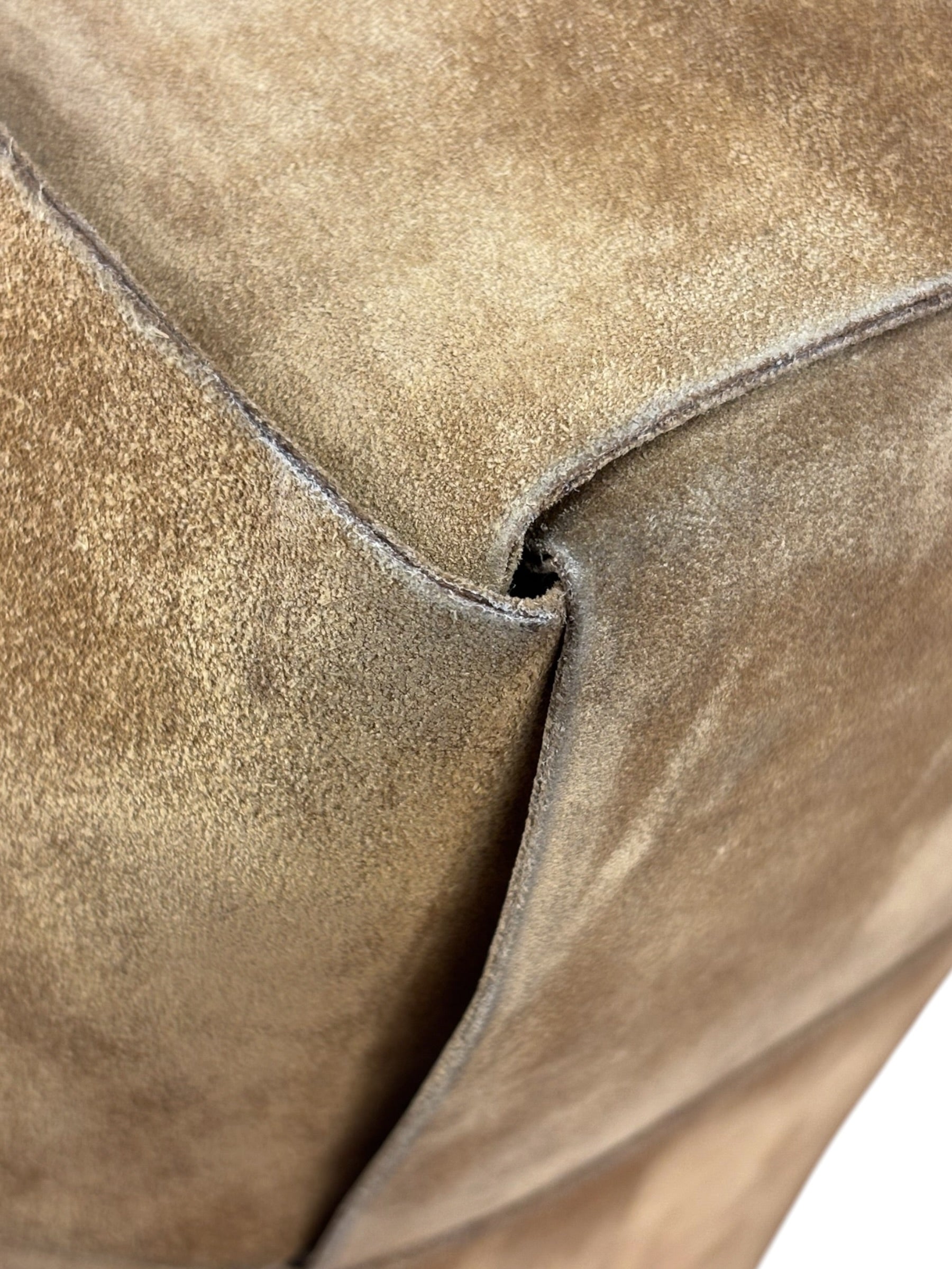 Bottega Veneta Brown Suede Maxi Intrecciato Arco Tote