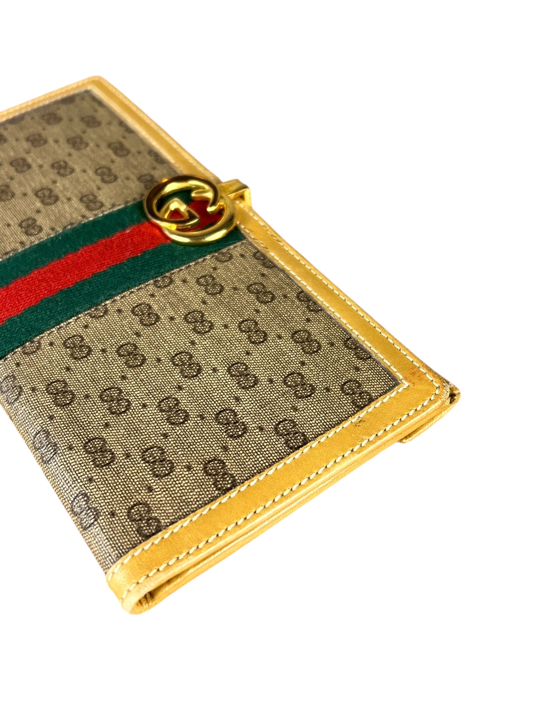 Gucci GG Vintage Sherry Line Long Wallet