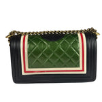 Chanel Multicolor Lambskin Crest S Boy Bag