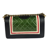 Chanel Multicolor Lambskin Crest S Boy Bag