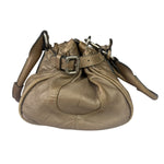 Chloe Bronze Leather Paddington Shoulder Bag