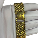 Christian Dior D63151 Gold Plate Octagon Dial