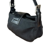 Fendi Mini Baguette Neoprene Black