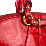 Coach Red Patent Leather Two-Way Bag