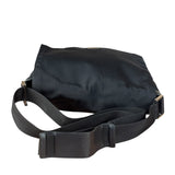 Gucci Black Canvas Flap Messenger Bag