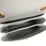 Chanel CC Trendy Blue Leather Flap Top Handle Bag