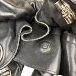 Christian Dior Vintage Black Leather Le Trente Shoulder Bag