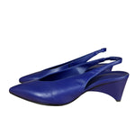 Hermes Intime 55 Leather Slingback Pumps