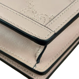 Gucci Light Pink Leather GG Matelasse Chain Wallet