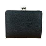 Vivienne Westwood Black Compact Bi-Fold/Kiss Lock Annie Wallet