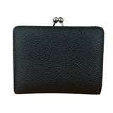 Vivienne Westwood Black Compact Bi-Fold/Kiss Lock Annie Wallet