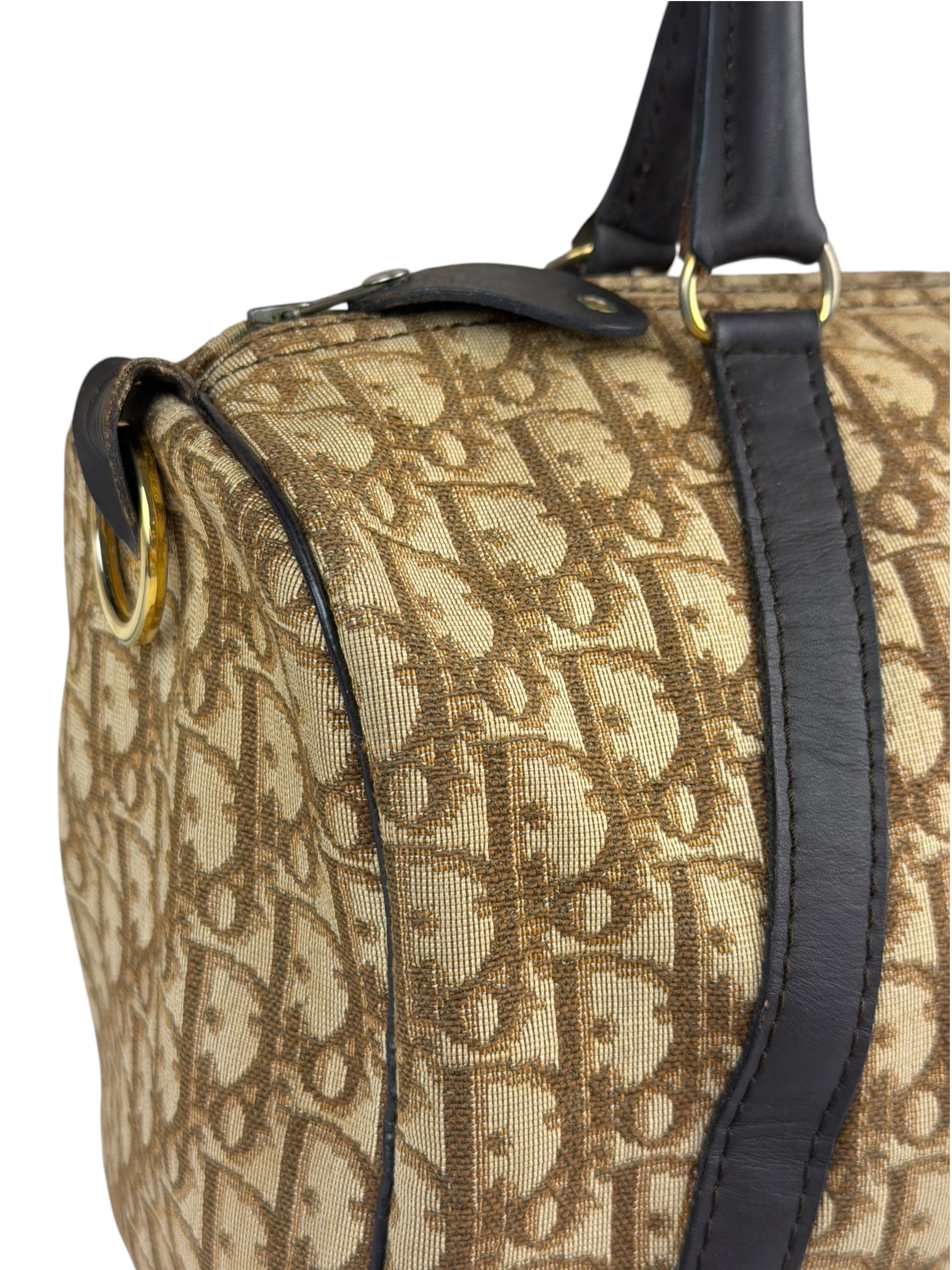 Christian Dior Vintage Brown Trotter Handbag