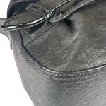 Fendi Black Patent Leather Trim B Bis Shoulder Bag