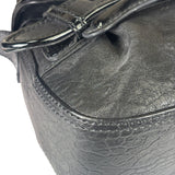 Fendi Black Patent Leather Trim B Bis Shoulder Bag