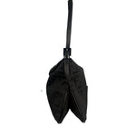 Fendi Black Leather Trim Zucca Mamma Baguette