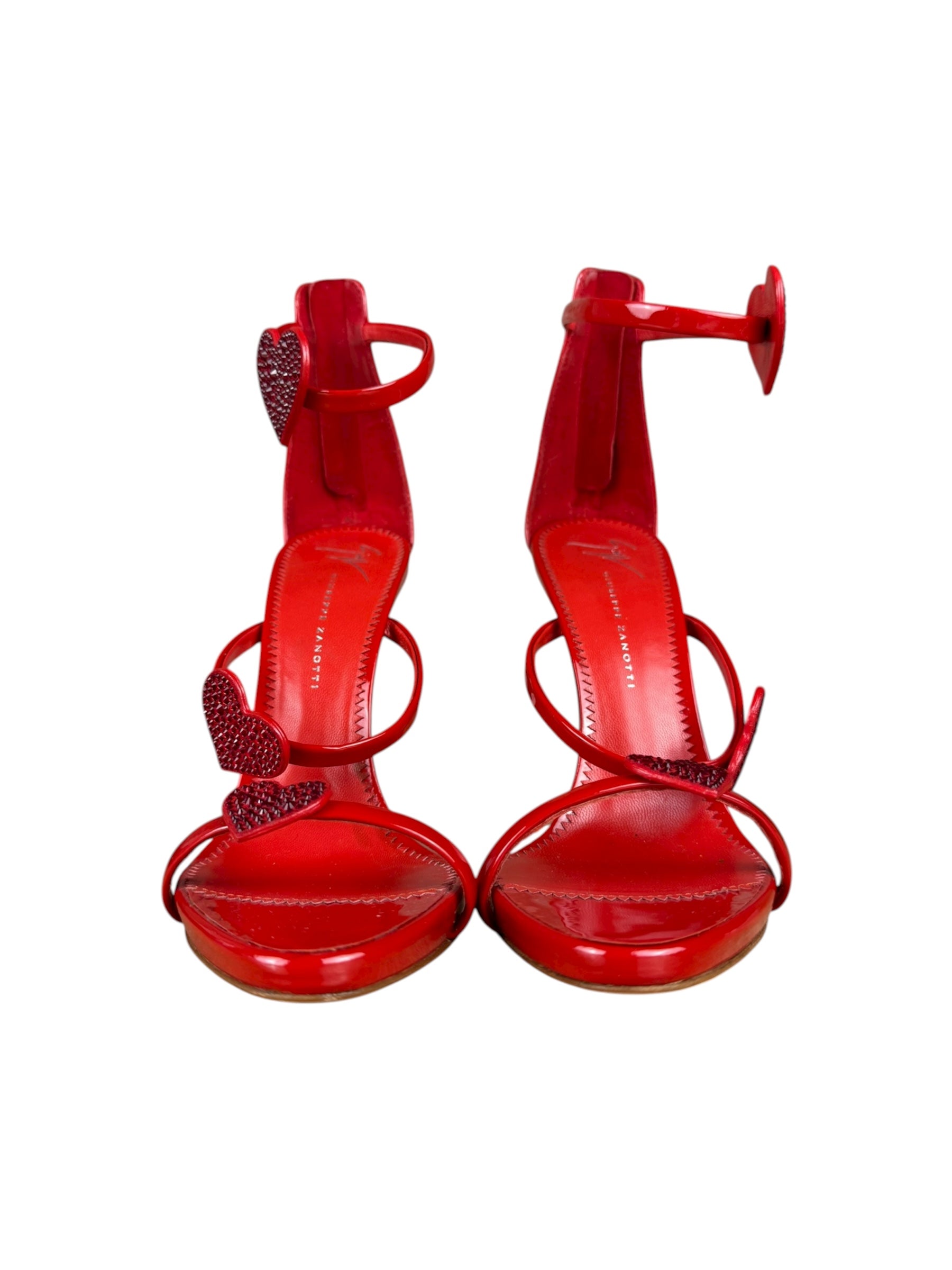 Giuseppe Zanotti Red Heart Heels