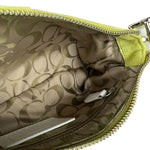 Coach Vintage Green Suede Shoulder Bag