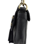 Gucci Black Leather Marrakech Evening Shoulder Bag