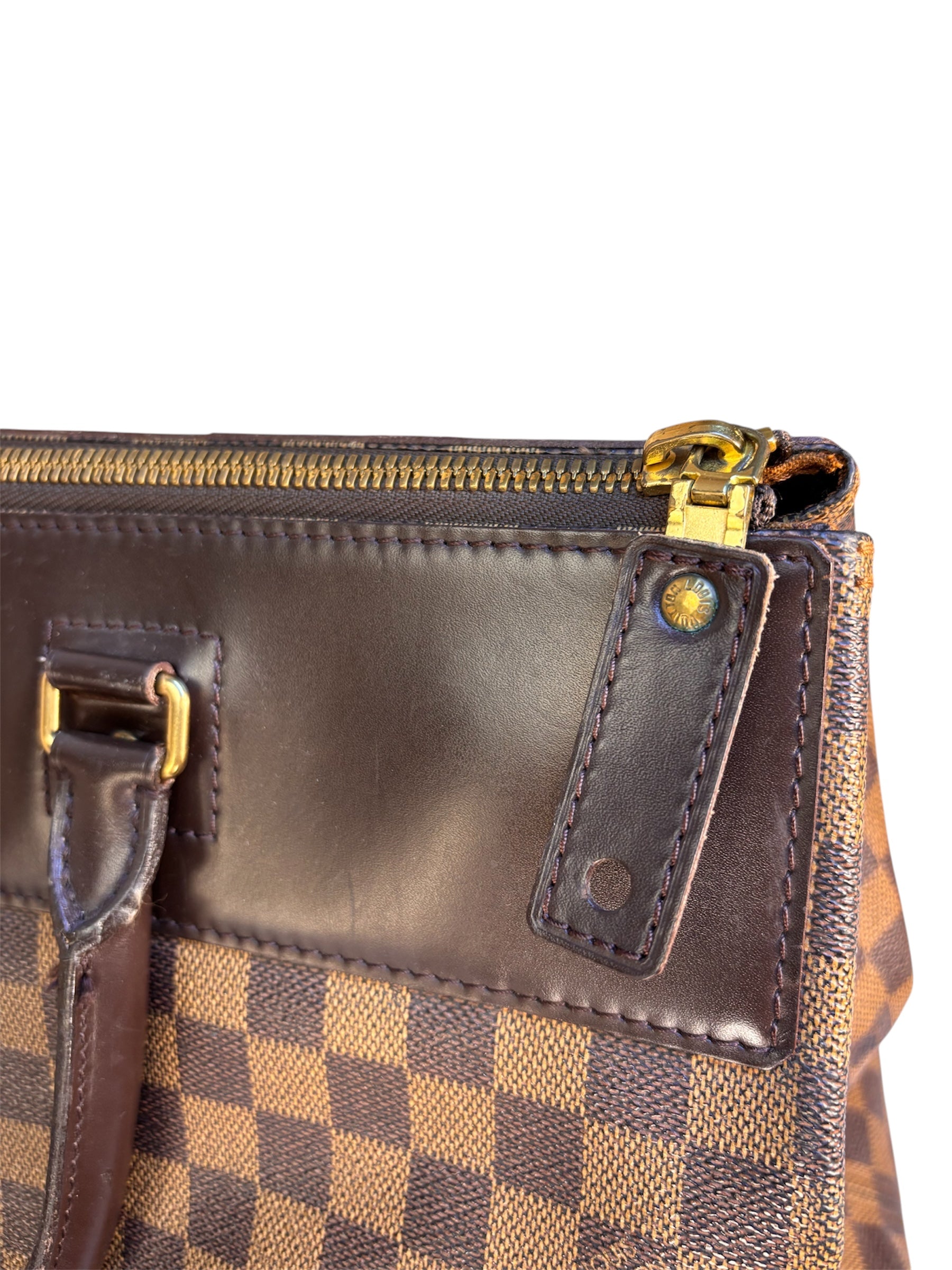 Louis Vuitton Damier Ebene Greenwich Handbag GM