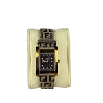 Fendi Tank Brown Dial FF Strap