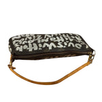 Louis Vuitton Graffiti Canvas Monogram White Spray-Paint Pochette