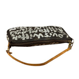 Louis Vuitton Graffiti Canvas Monogram White Spray-Paint Pochette