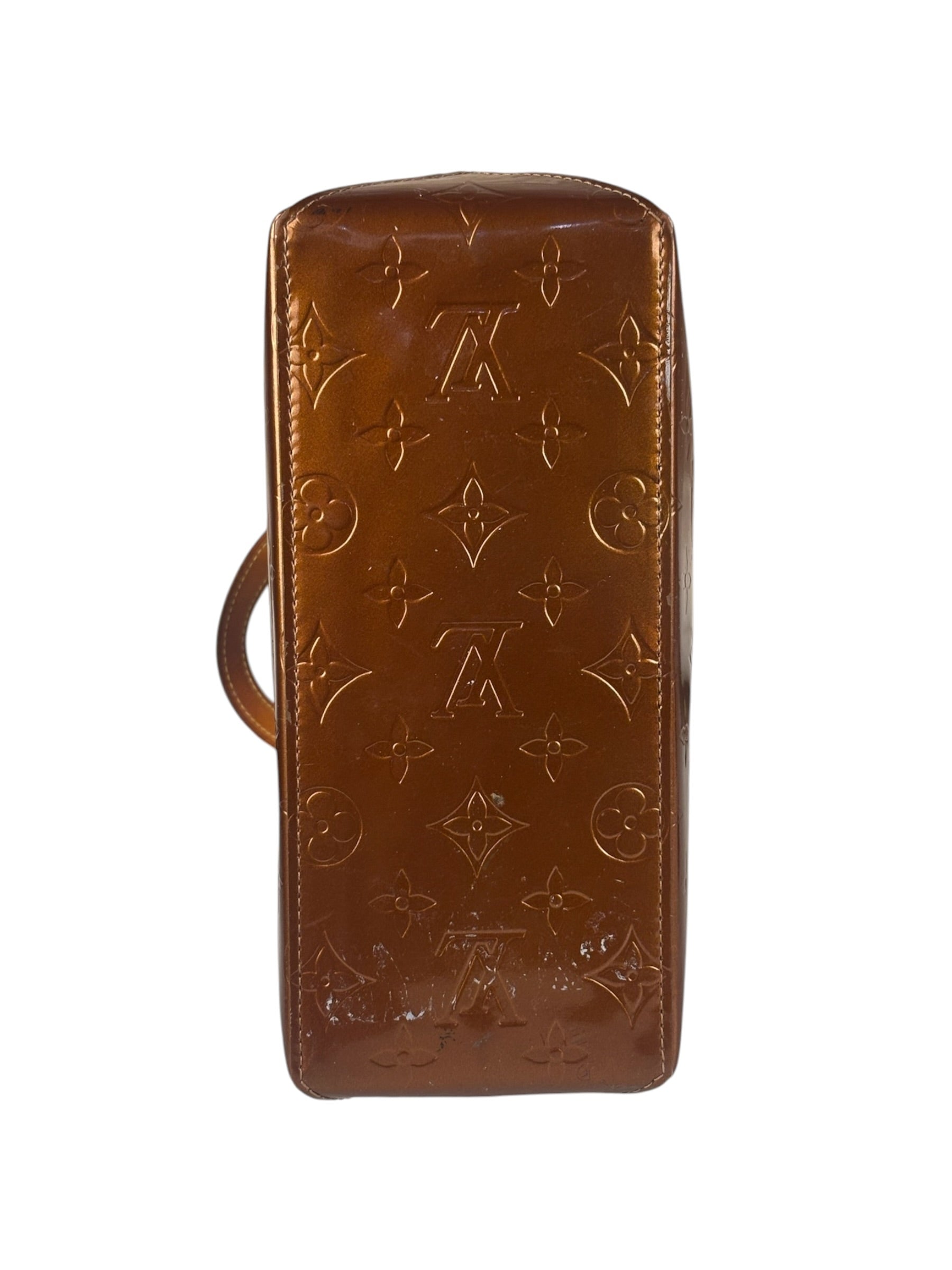 Louis Vuitton Monogram Bronze Vernis Reade PM