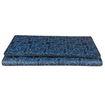 Celine Blue Coated Canvas Long Wallet