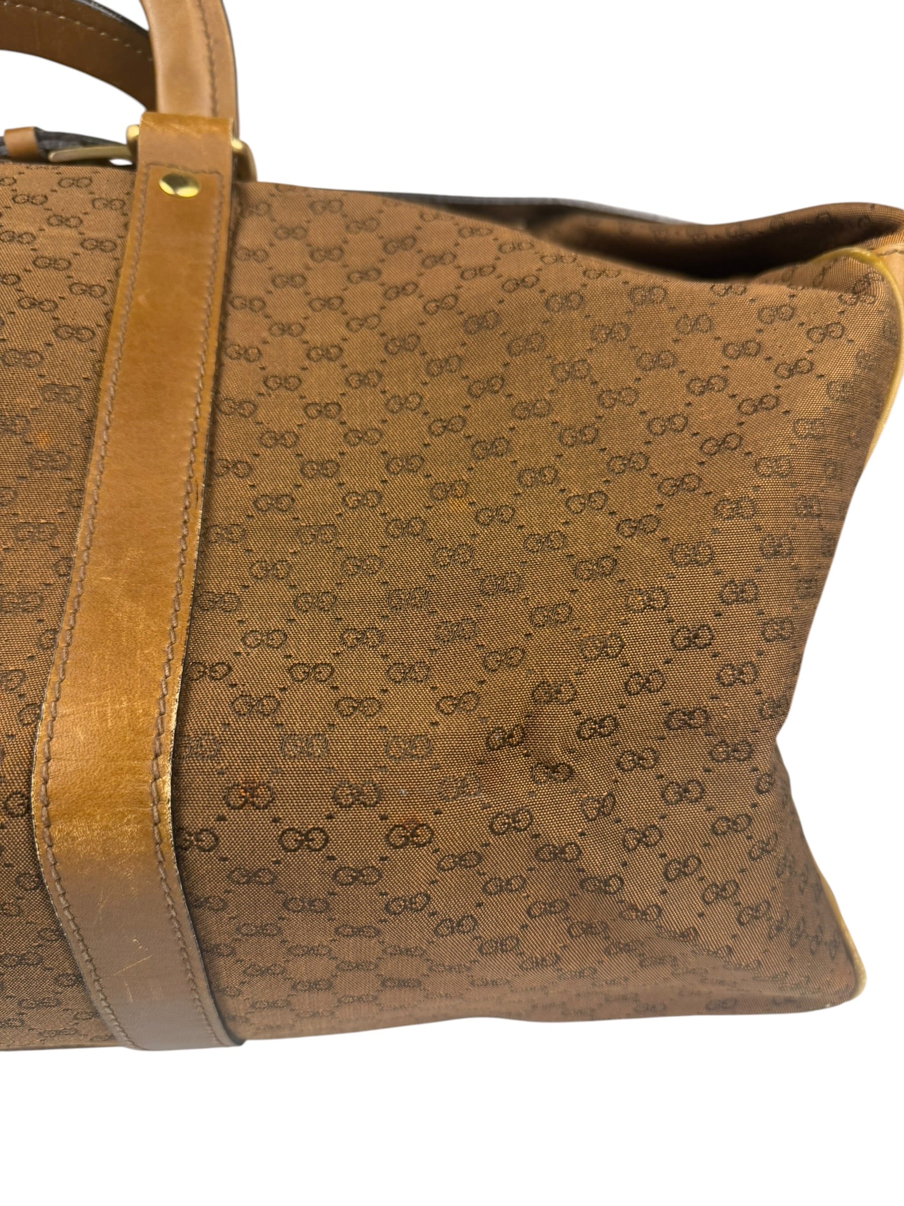 Gucci Vintage Micro GG Travel Bag