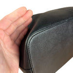 Burberry Black Leather Shoulder Tote