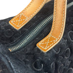 Celine Black Macadam Velour Handbag
