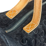 Celine Black Macadam Velour Handbag