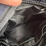Versace La Medusa Navy Crossbody Bag