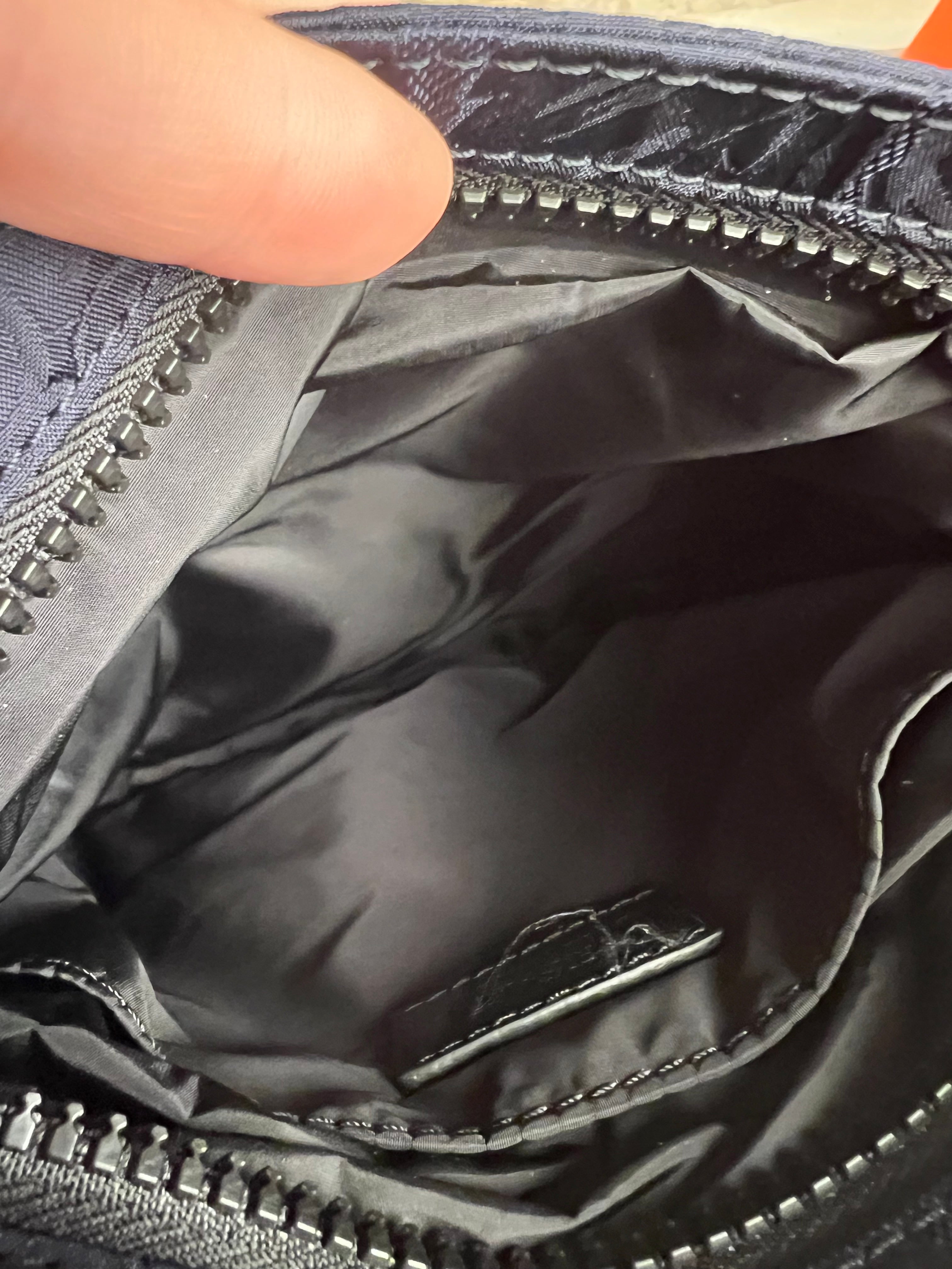 Versace La Medusa Navy Crossbody Bag