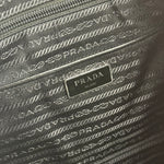 Prada Black Tessuto Nylon Zip Tote Large