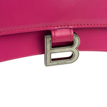 Balenciaga Pink Leather Hourglass Two-Way Bag