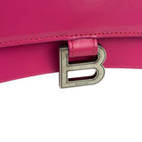 Balenciaga Pink Leather Hourglass Two-Way Bag