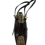 Fendi Vintage Zucca Patent Canvas Tote Bag
