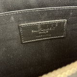 Yves Saint Laurent Black Grain De Poudre Zipped Tablet Holder
