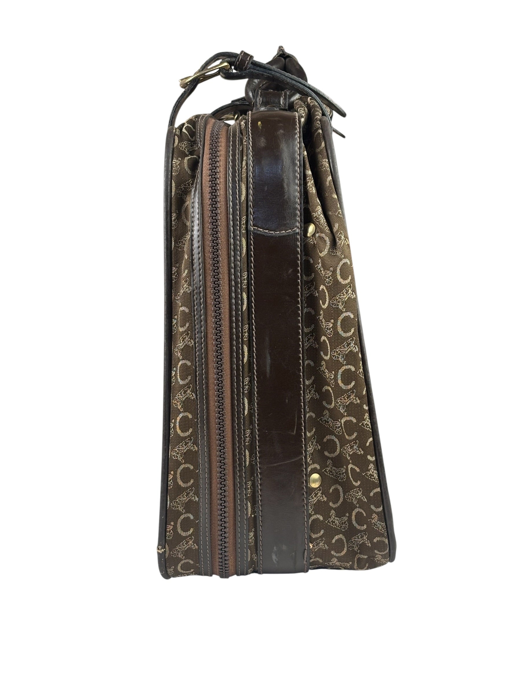 Celine Vintage Macadam Canvas Travel Bag